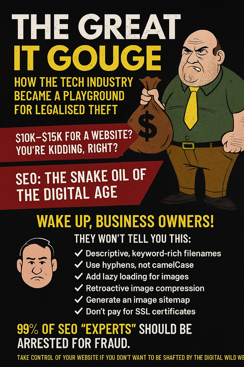 💥 The Great IT Gouge: How the Tech Industry Became a Playground for Legalised Theft