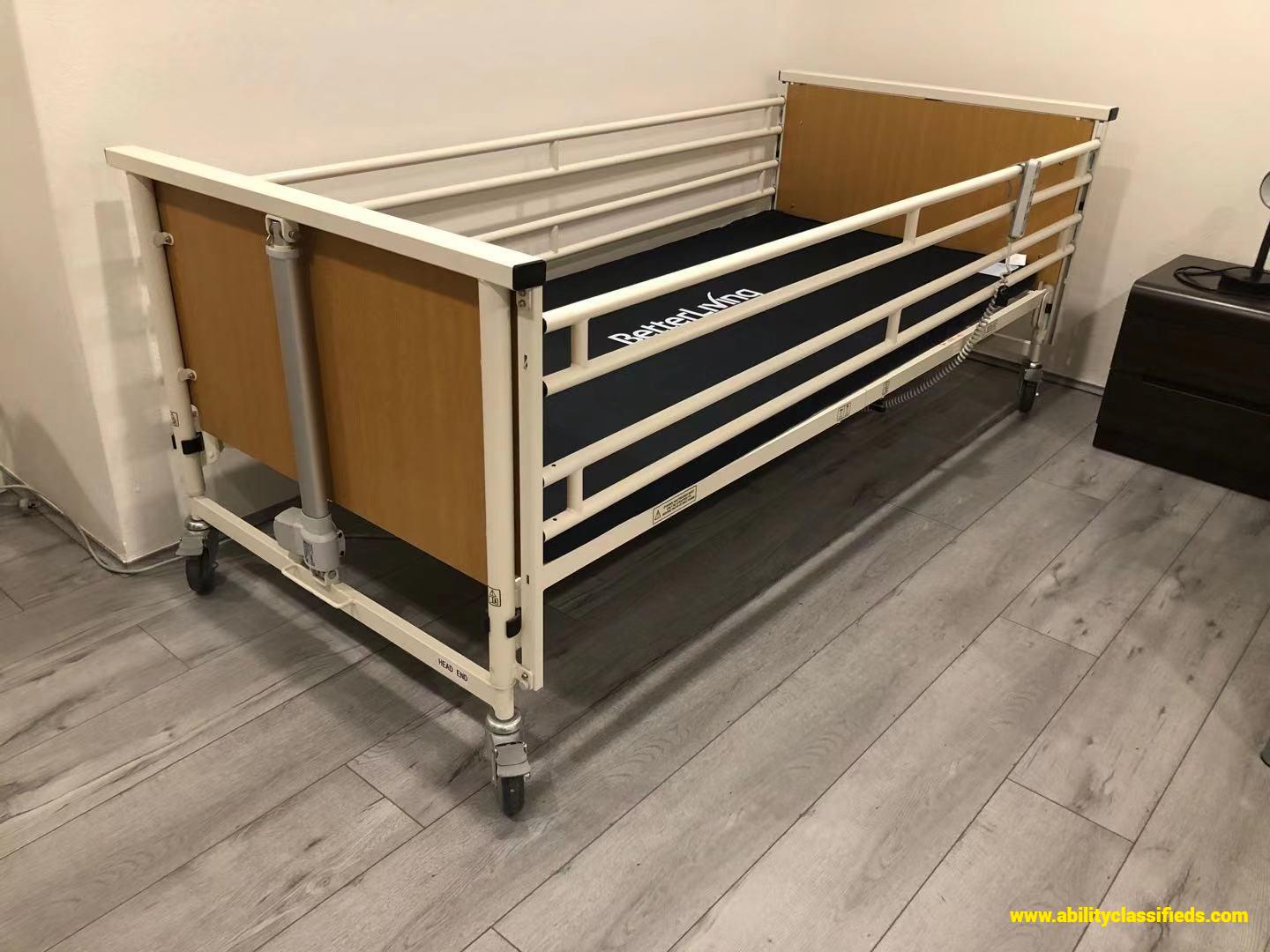 Electric transportable bed with air mattress