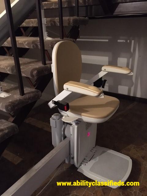 Stairlift chair & modular rail system for aged or disabled
