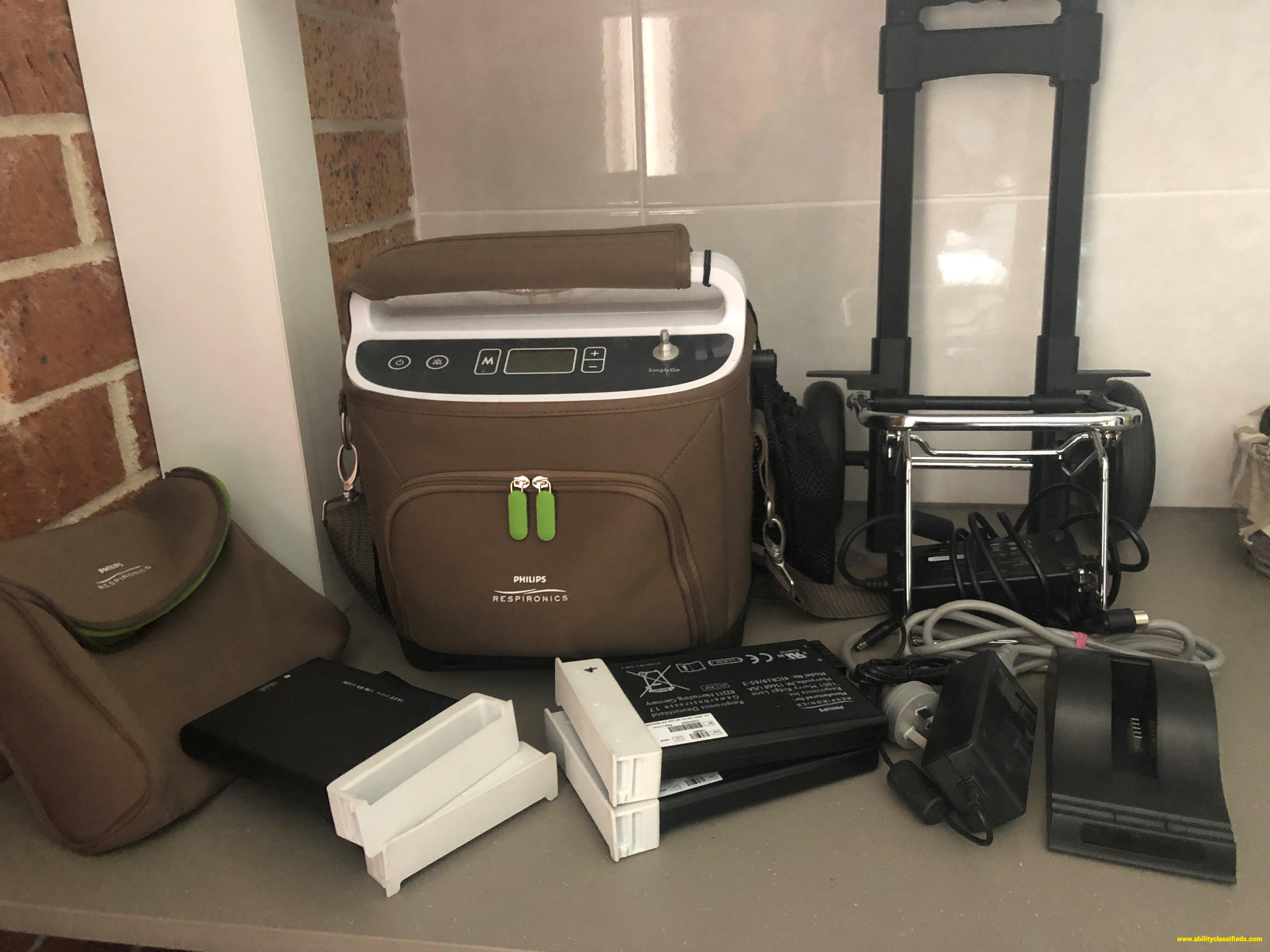 Phillips Portable Oxygen Concentrator Plus Accessories
