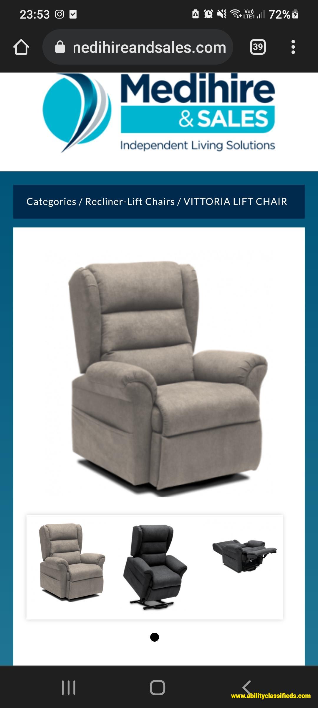 Lift chair/recliner