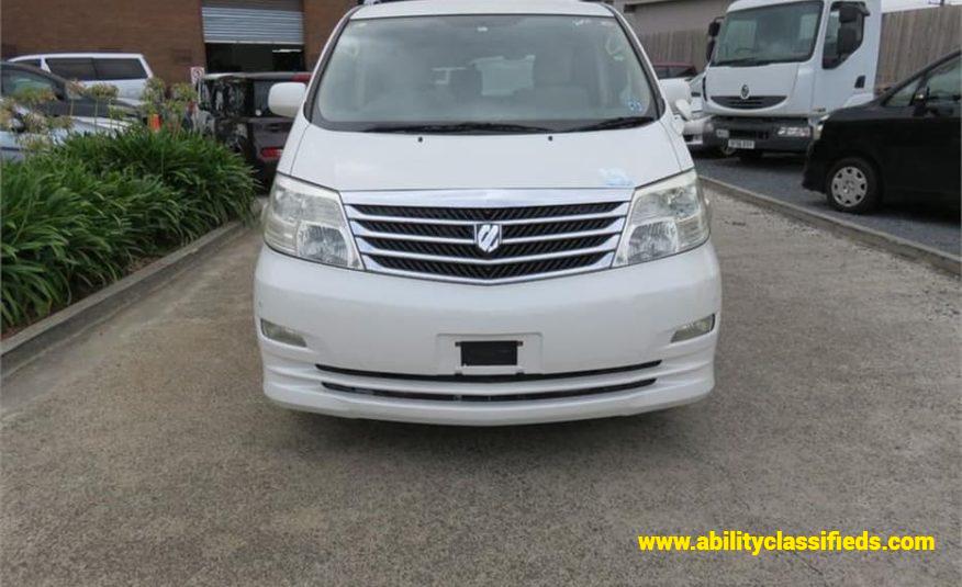 Toyota Alphard Wheelchair Accessible van With Rear-Ramp 2006 