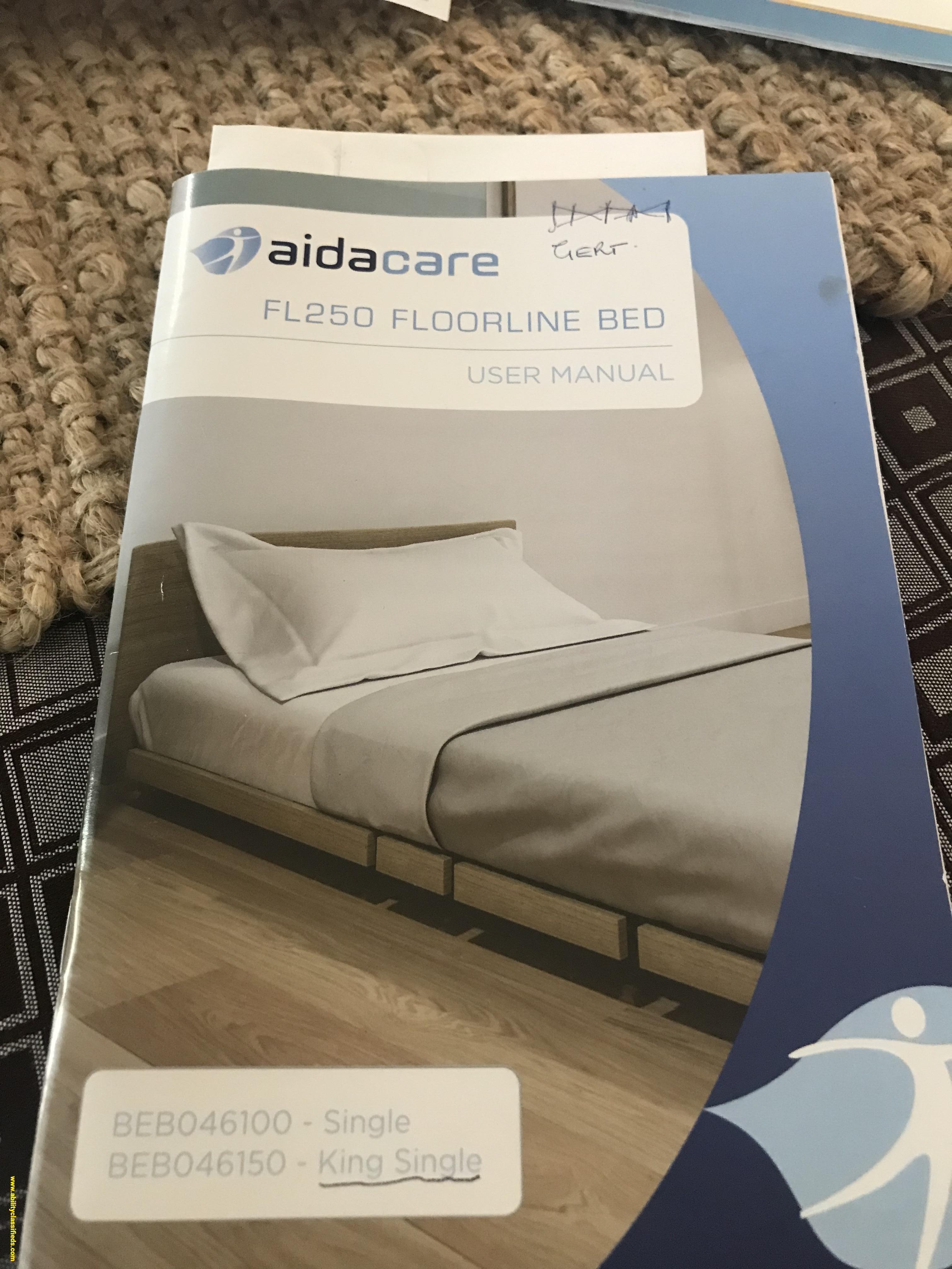 Aidacare floor line bed 