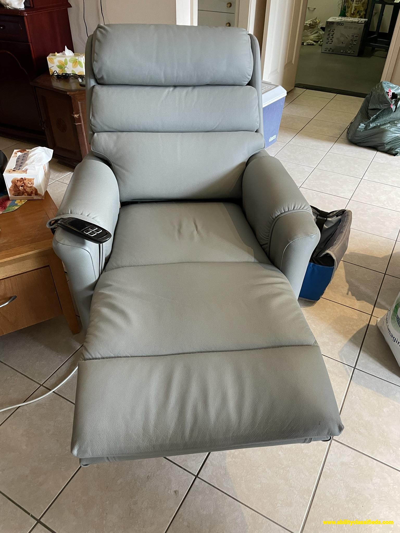 Sit to stand Topform Ashley leather lift recliner 