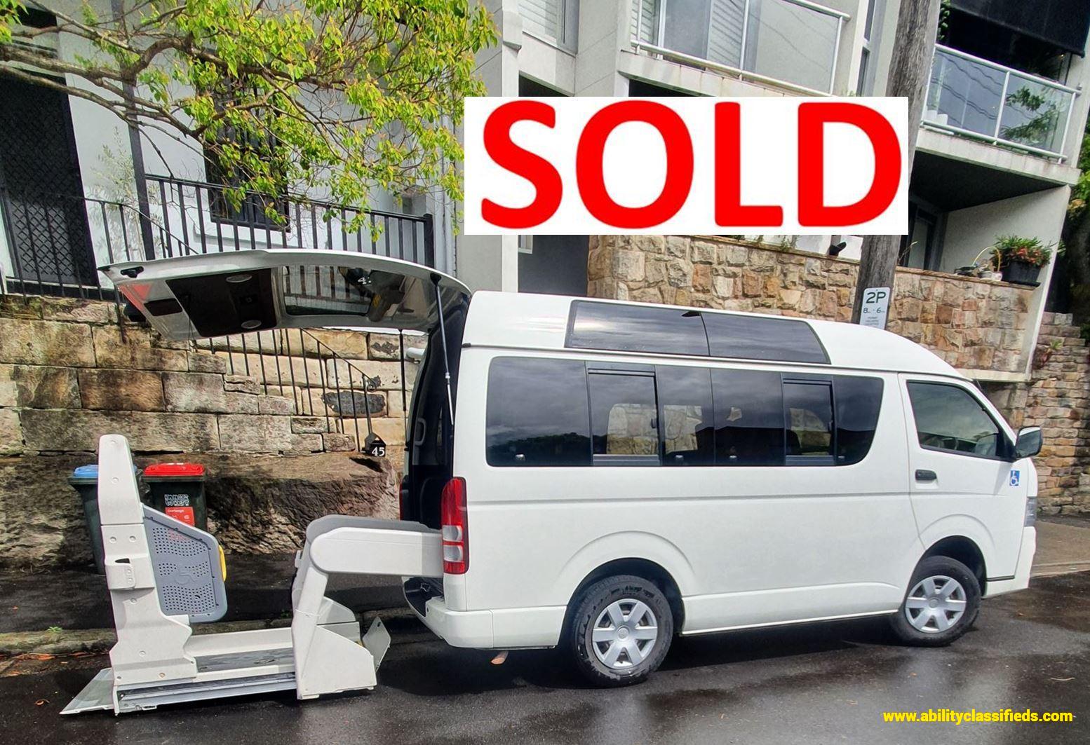 Toyota Hi Ace 4WD 3 litre Diesel 2012 ♿ 