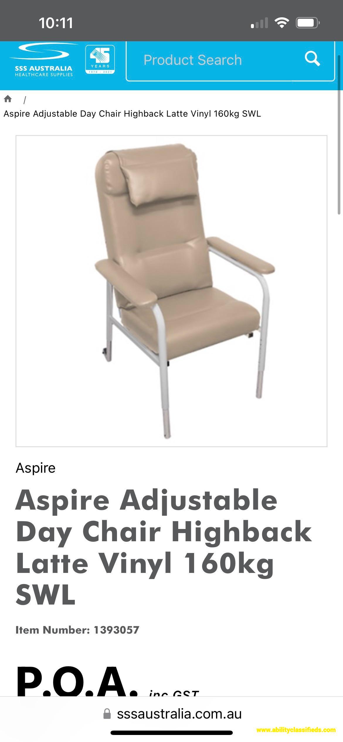 Adjustable Day Chair and OTHER ITEMS