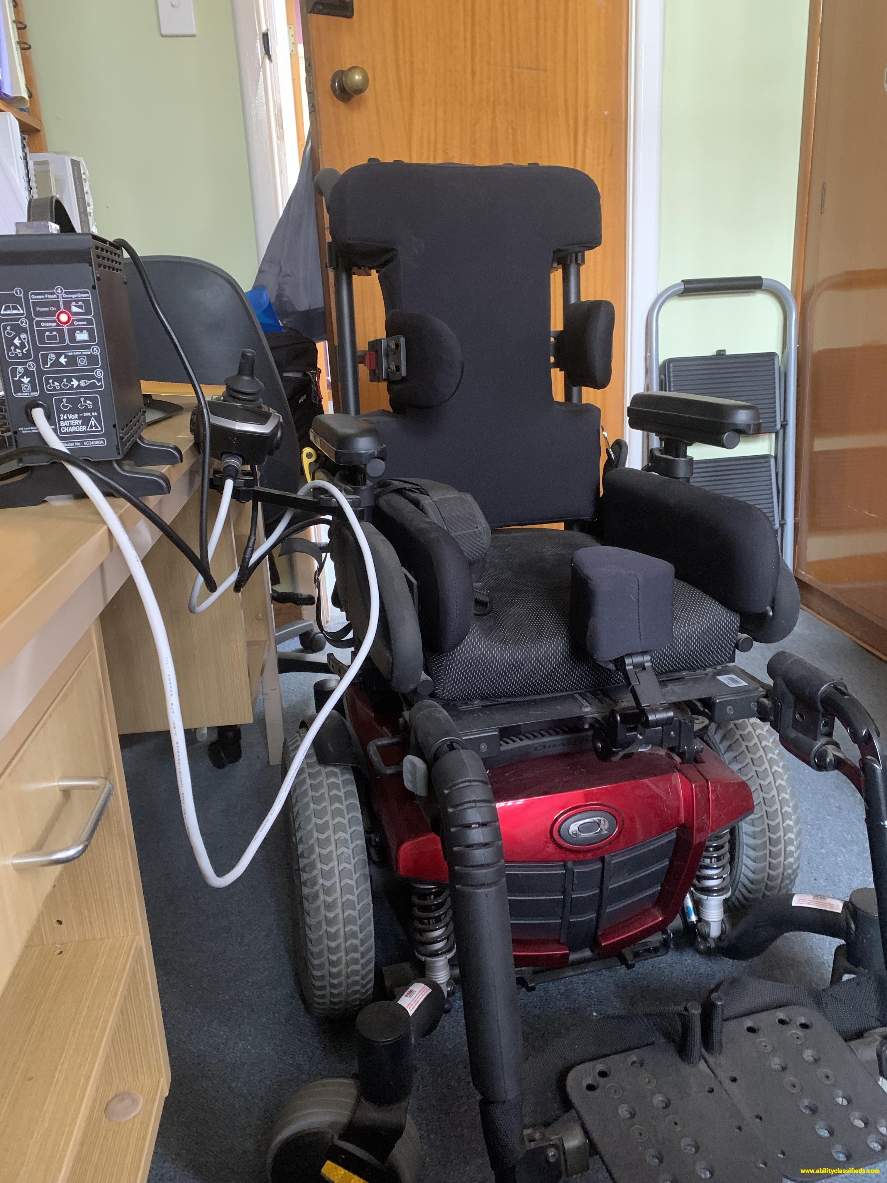 Quantum Q6 powered wheelchair with seating system