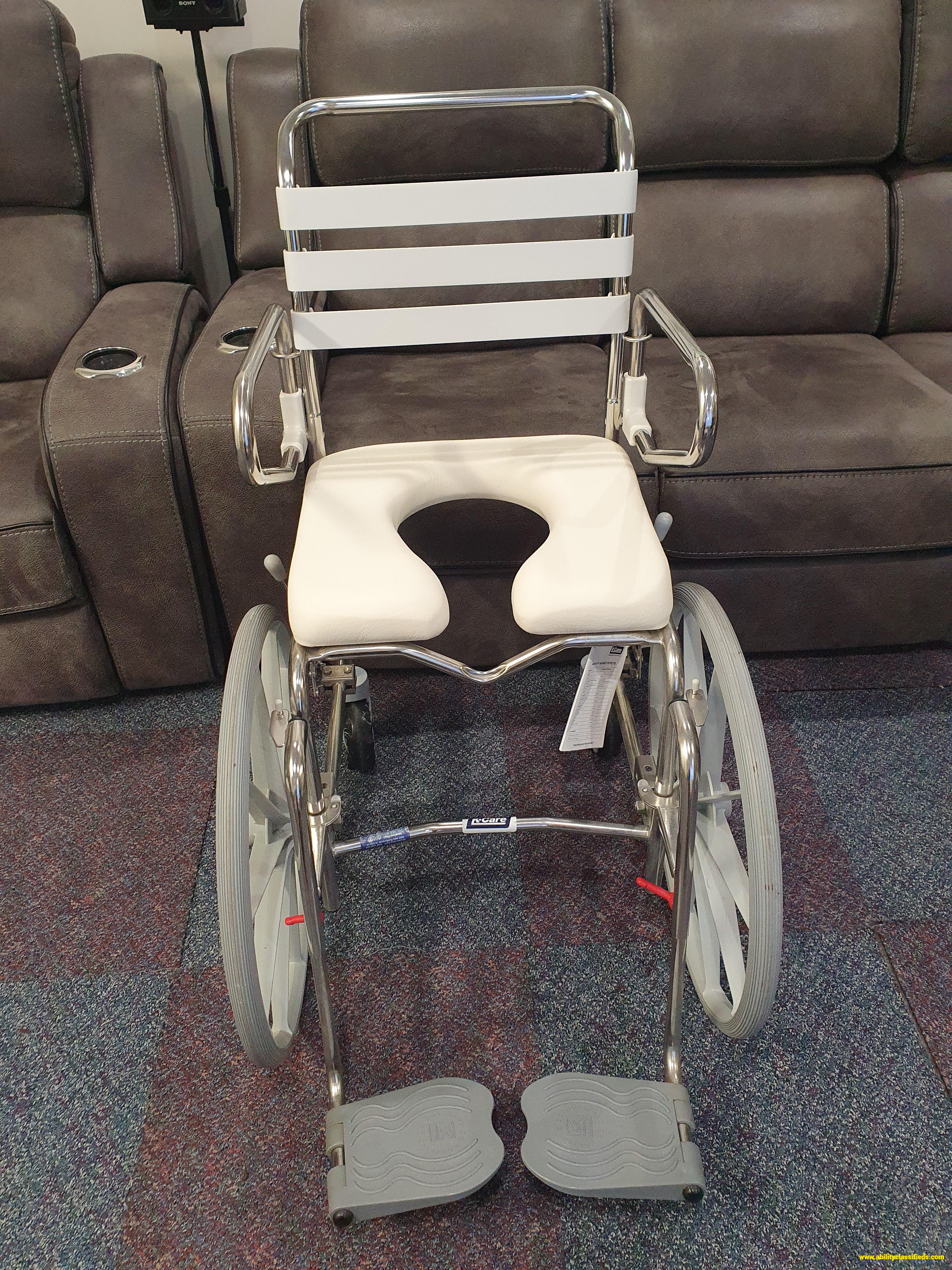 As new self-propel shower commode