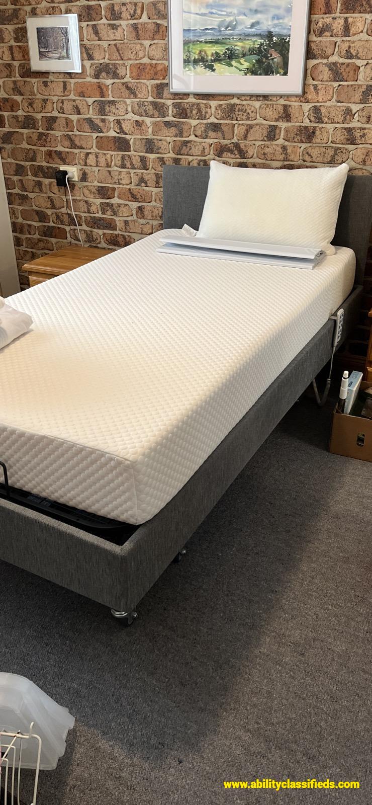 Excellent adjustable elderly bed - not a year old