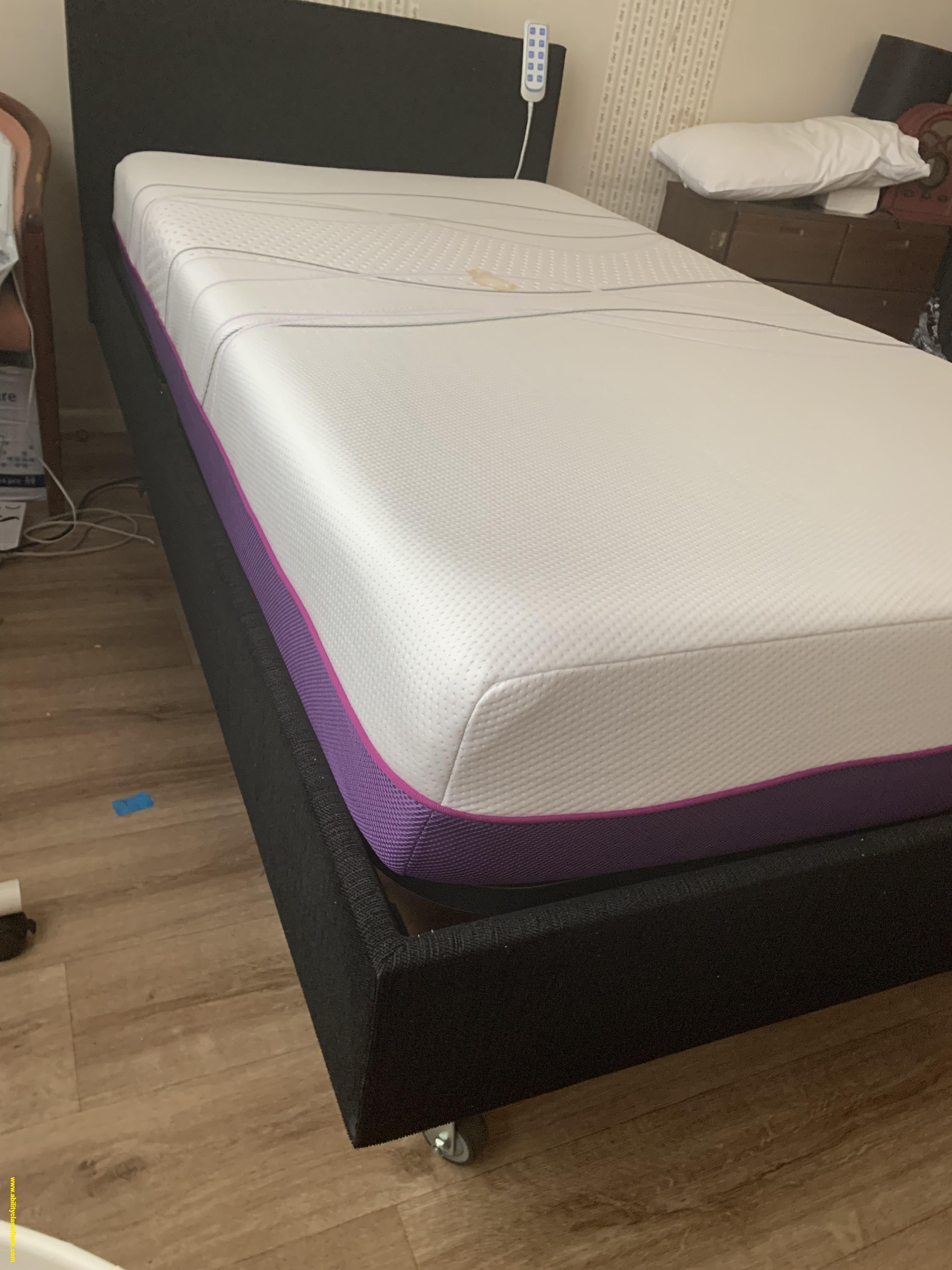 Hospital style bed with all the safety and comfort mechanics 
