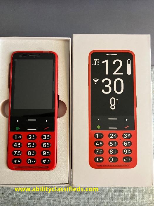 BlindShell Classic 2 Mobile Phone - Red